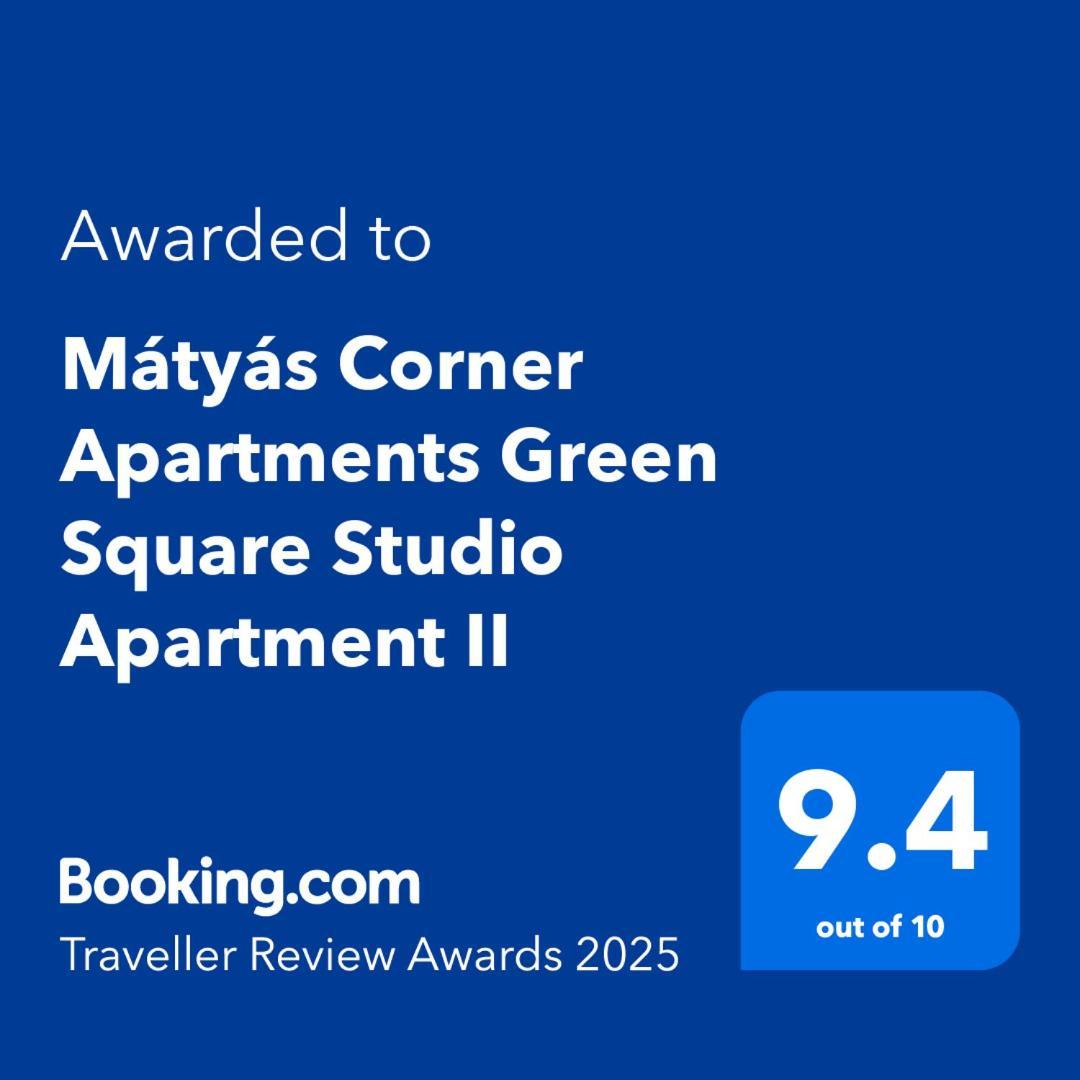 Matyas Corner Apartments Green Square Studio Apartment II Budapest Ngoại thất bức ảnh